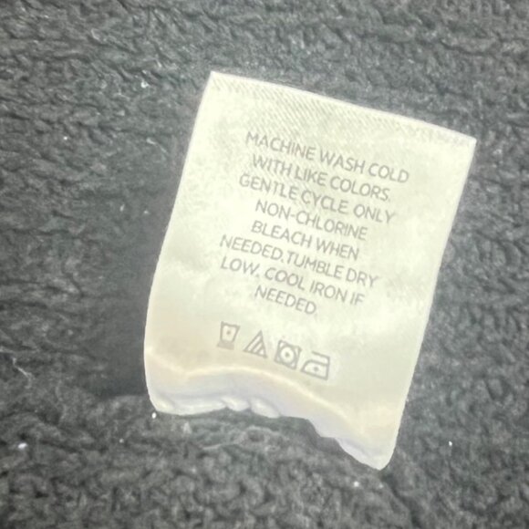 Members Mark Cardigan Chenille Sweater Womens Medium Black Open Front - Picture 7 of 7